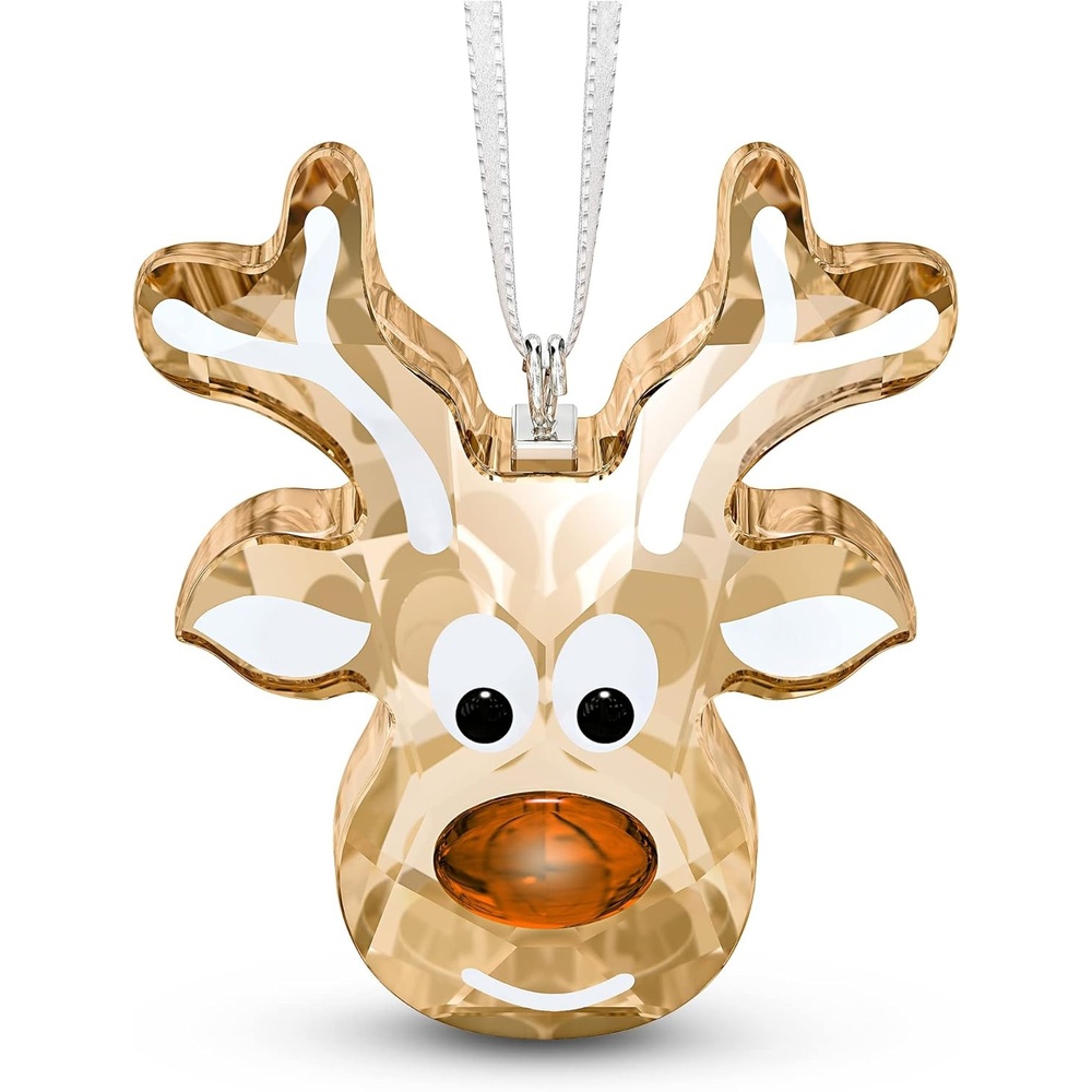 image:imageSwarovski Joyful Ornaments Santas Reindeer Figurine Multicolored Crystals Part of The Joyful Ornaments CollectionGingerbread Reindeer