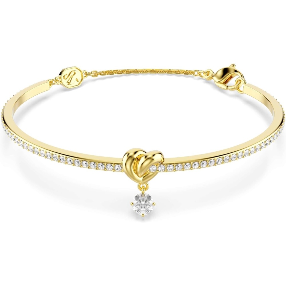 image:imageSwarovski Lifelong bangle Round cut Heart White GoldtSwarovski One plated