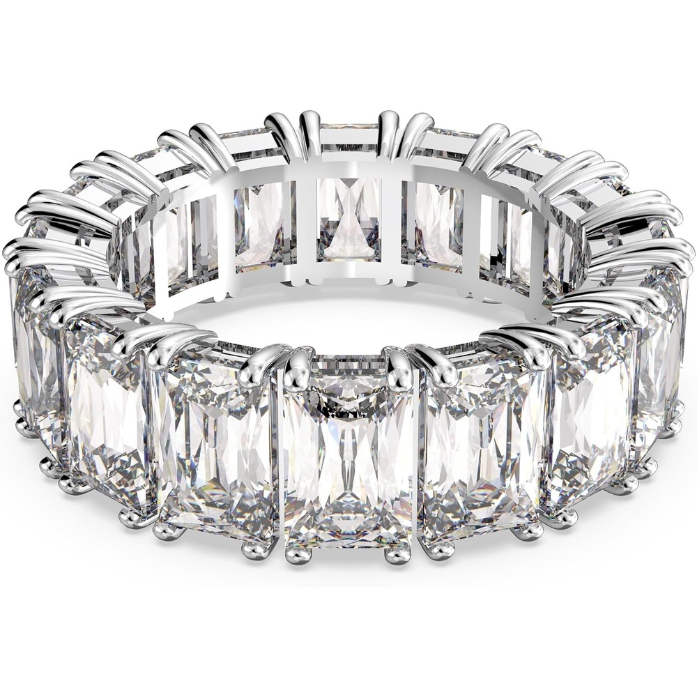 image:imageSwarovski Matrix Vittore Ring Rectangular Cut Crystals Rhodium FinishEU 50 US 475