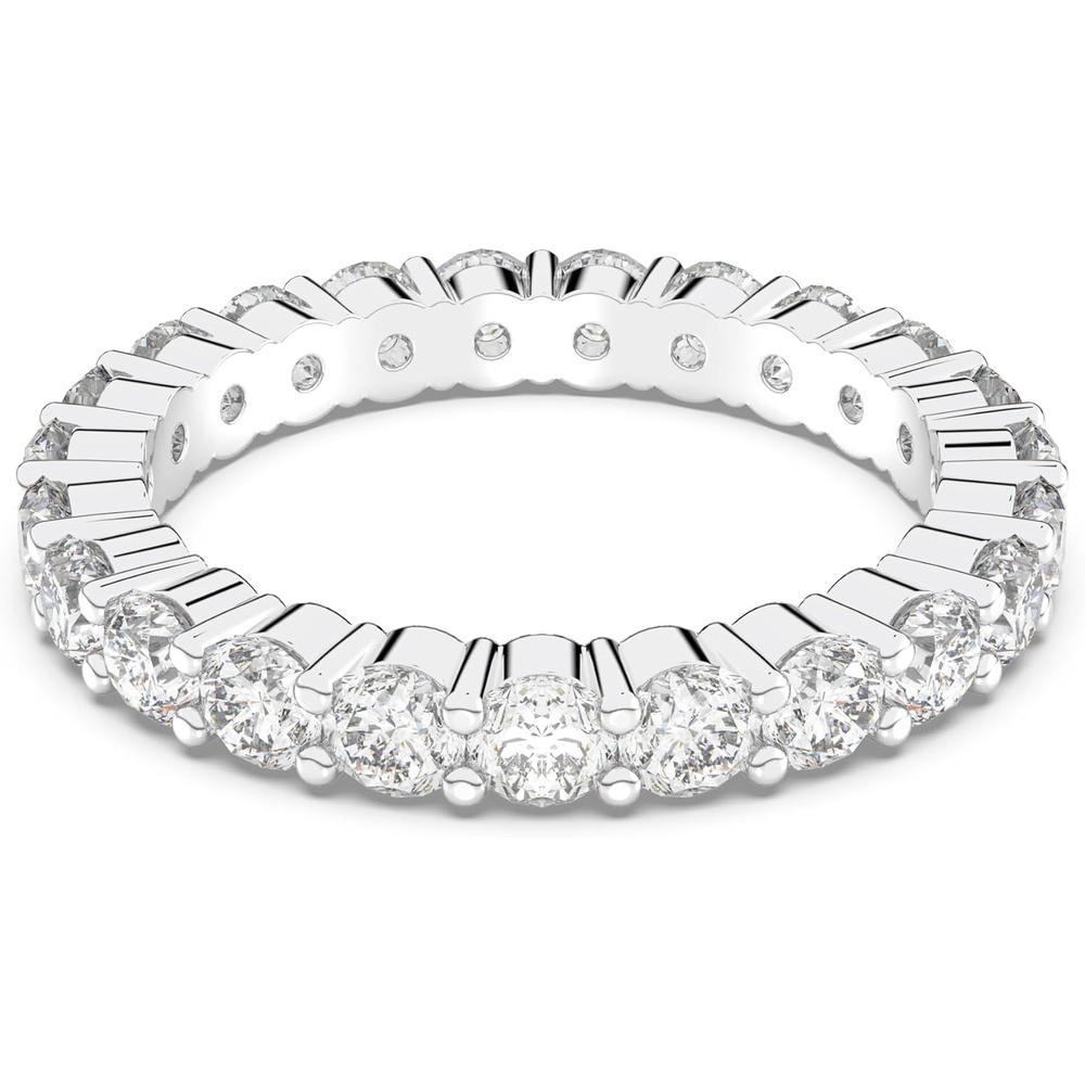 image:imageSwarovski Matrix Vittore Ring Round Cut Clear Crystals Rhodium FinishEU 50 US 475