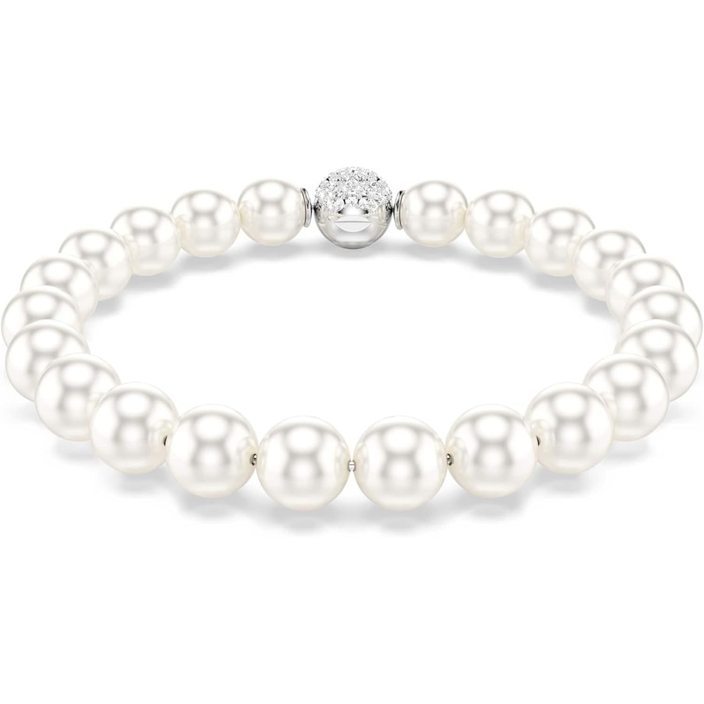 image:imageSwarovski Matrix bracelet Crystal pearl White Rhodium plated