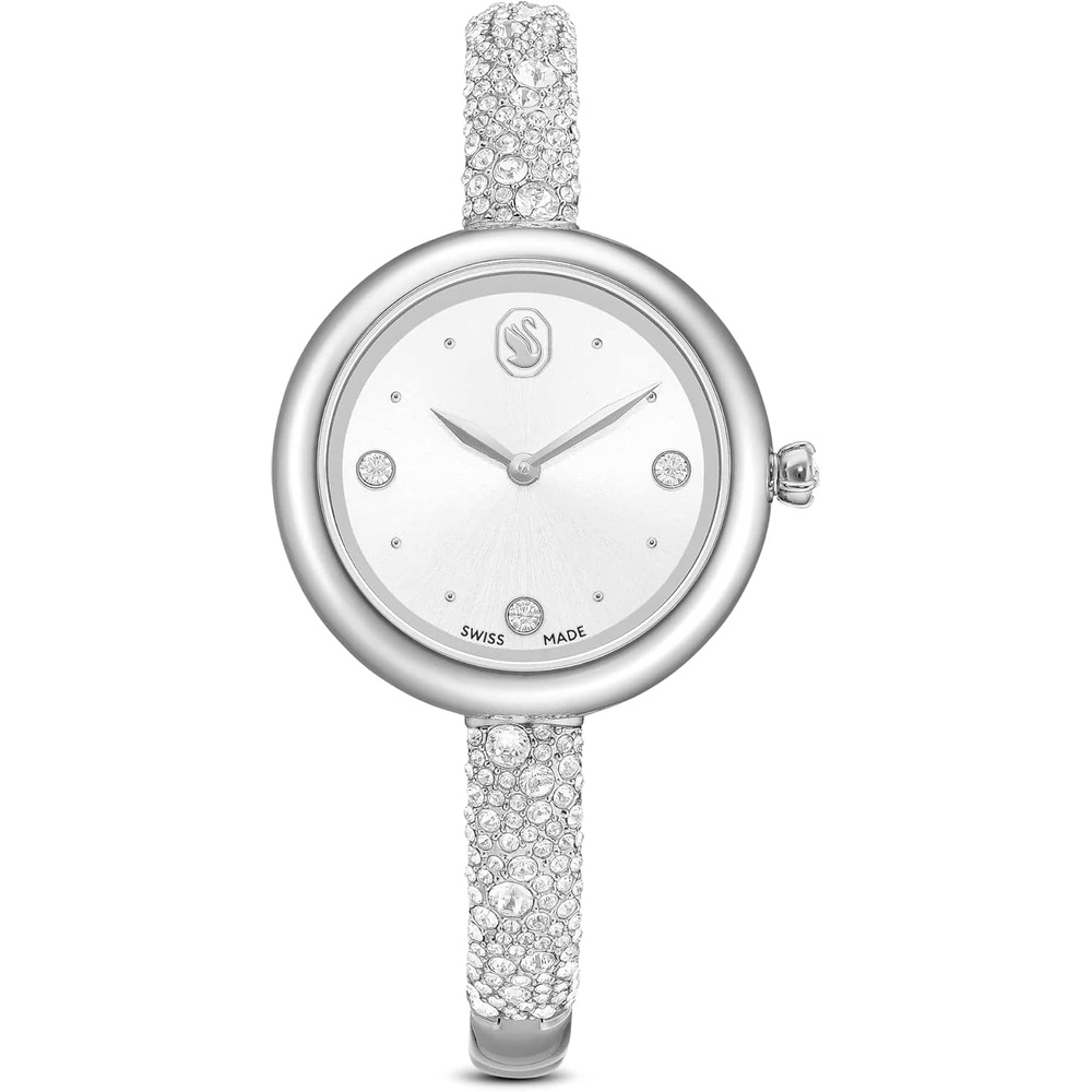 image:imageSwarovski Sublima Bangle Watch Swiss Made Metal Bracelet Silver Tone Stainless Steel