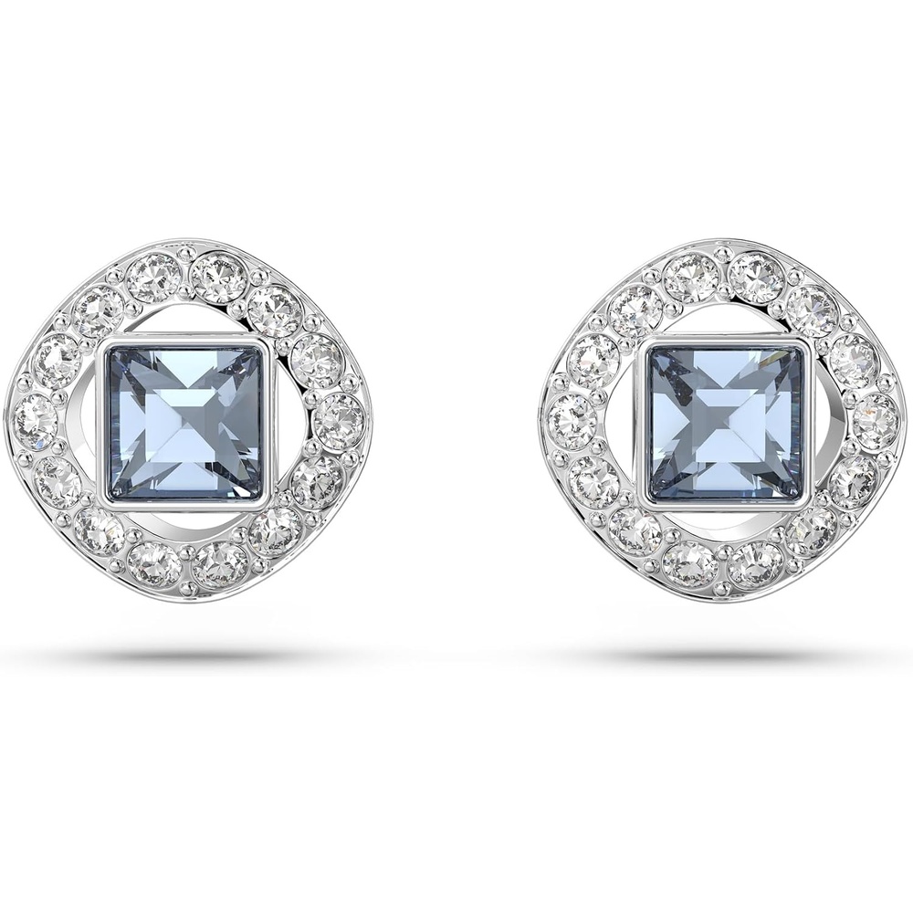 image:imageSwarovski Una Angelic Crystal Stud Earrings CollectionDark Blue