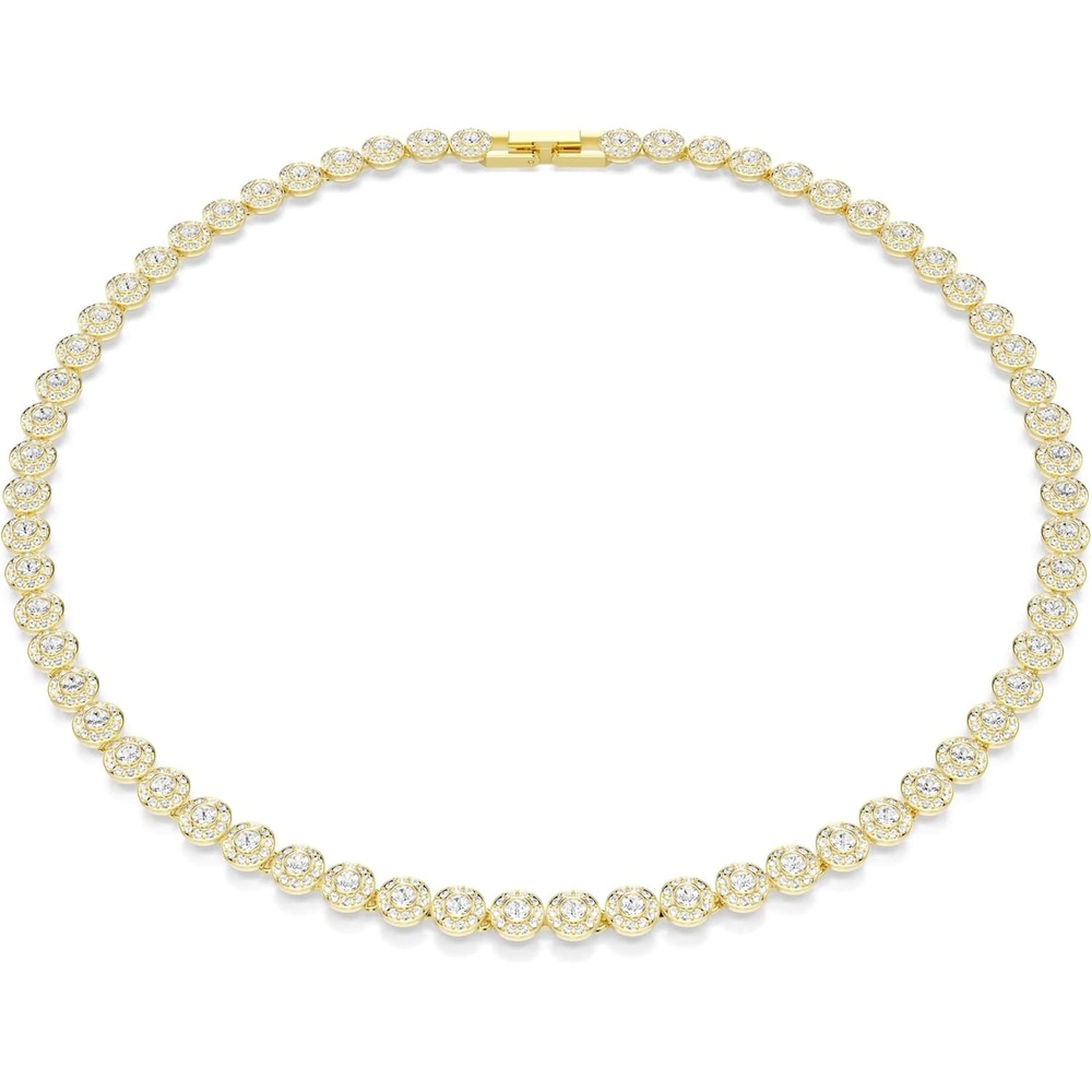 image:imageSwarovski Una Angelic necklace Round cut Small White Goldtone plated