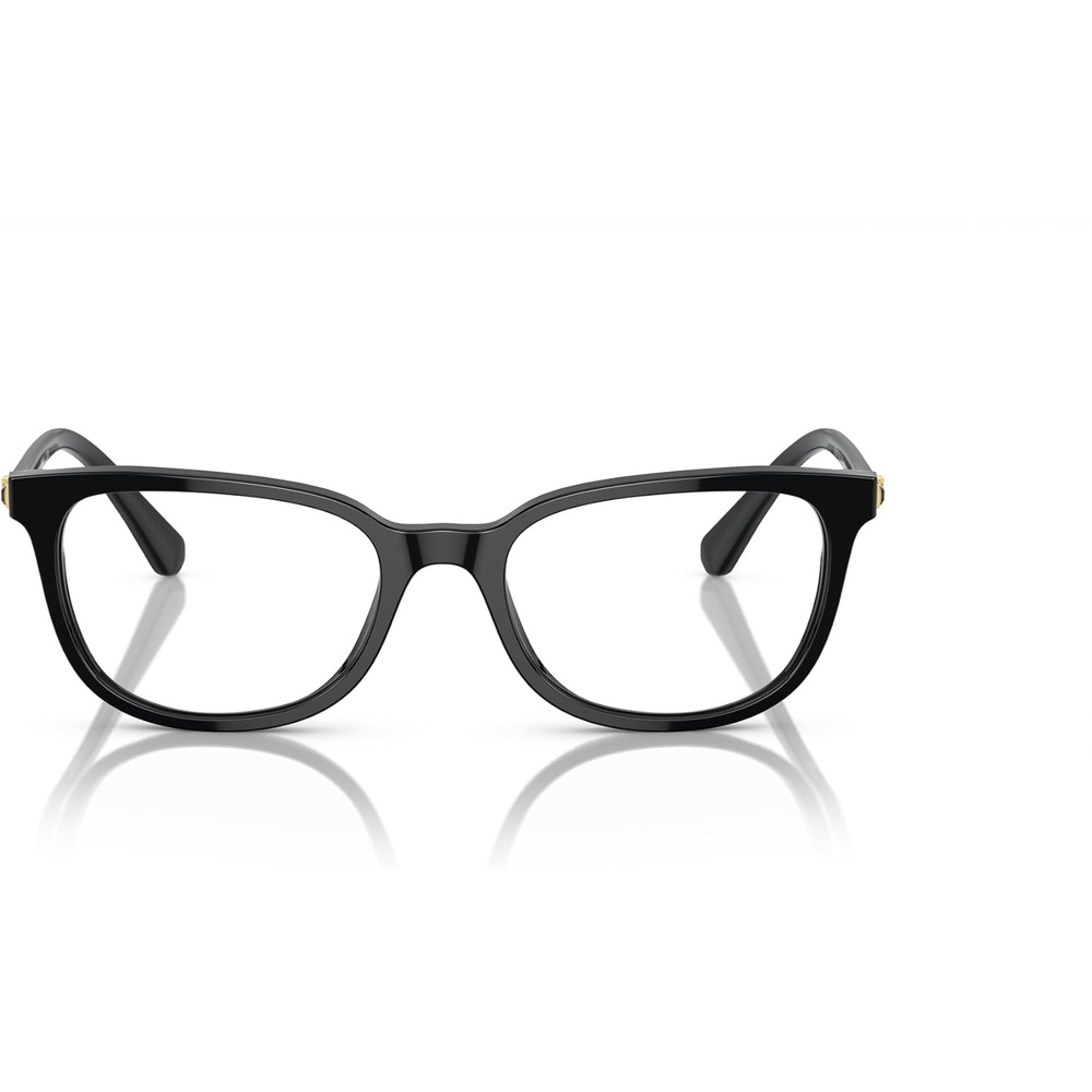 image:imageSwarovski Womens SK2003F Low Bridge Fit Rectangular Prescription Eyewear FramesBlackDemo Lens