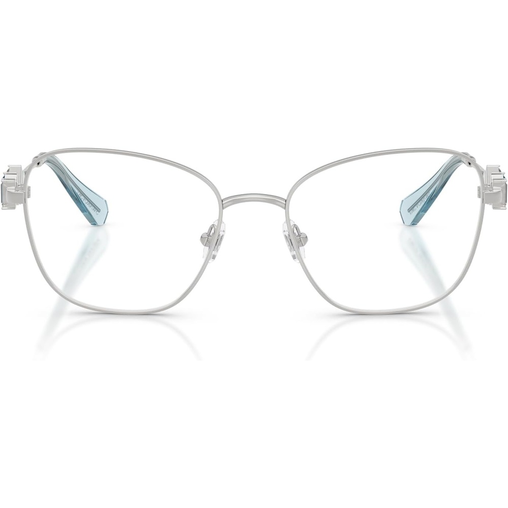 image:imageSwarovski Womens Sk1025 Square Prescription Eyewear FramesSilverDemo Lens