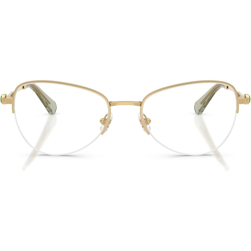image:imageSwarovski Womens Sk1032 Oval Prescription Eyewear FramesGoldDemo Lens