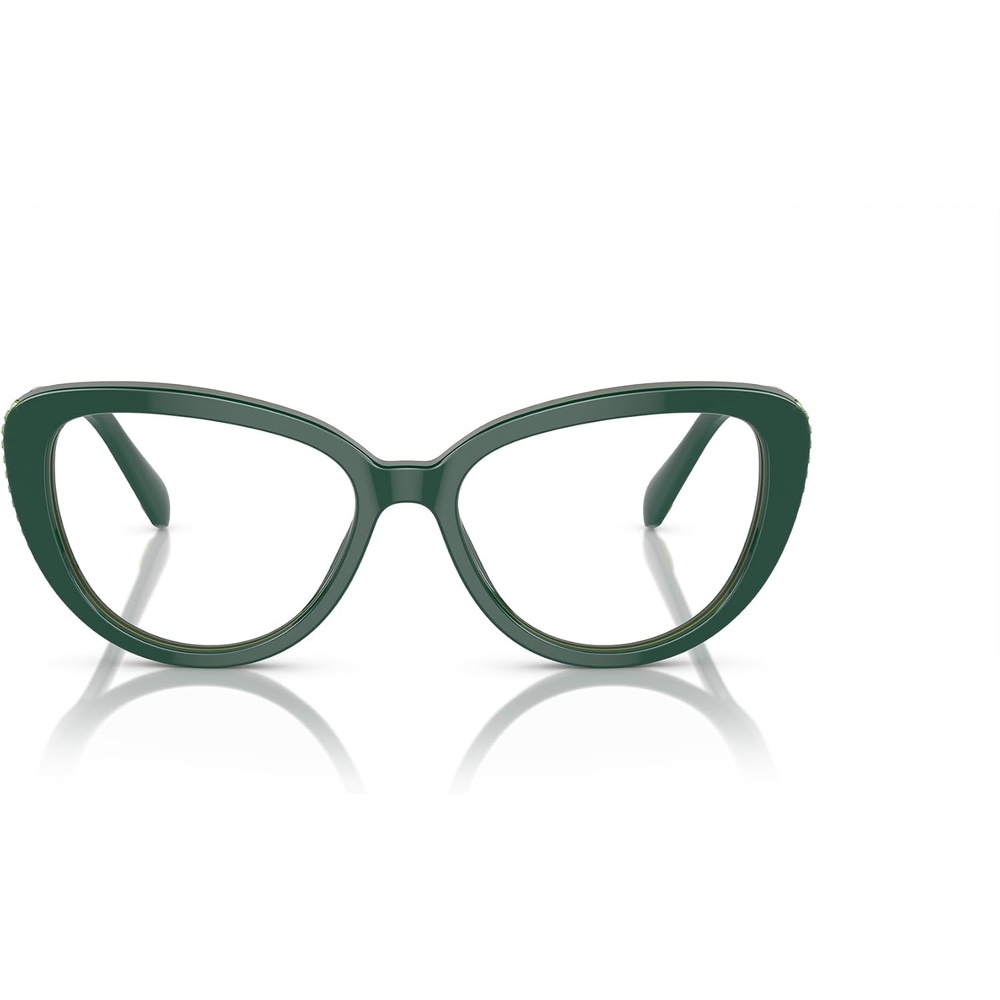 image:imageSwarovski Womens Sk2014 Cat Eye Prescription Eyewear FramesGreenDemo Lens