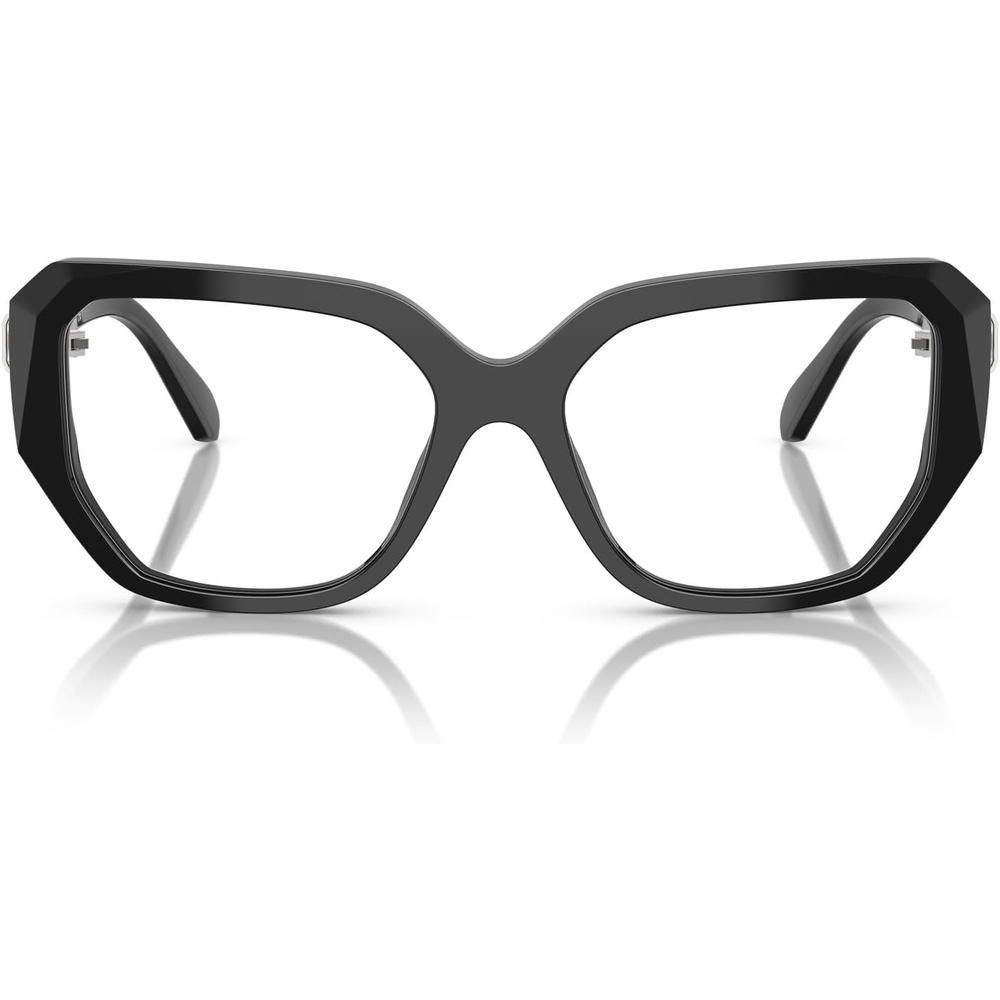 image:imageSwarovski Womens Sk2035 Square Prescription Eyewear FramesBlackDemo Lens