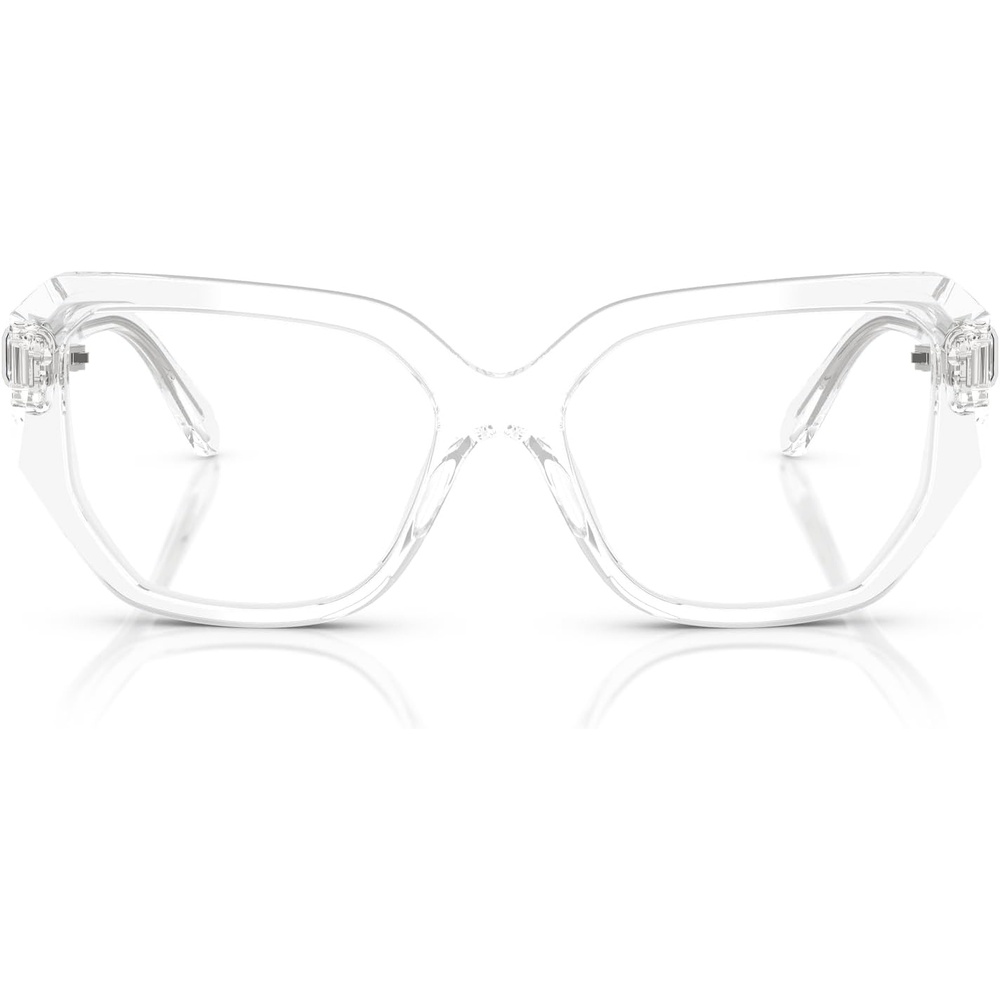 image:imageSwarovski Womens Sk2035 Square Prescription Eyewear FramesCrystalDemo Lens