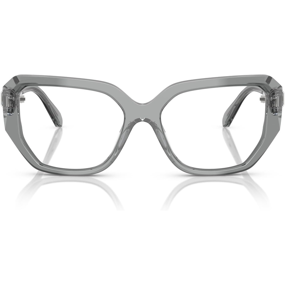 image:imageSwarovski Womens Sk2035 Square Prescription Eyewear FramesTransparent GreyDemo Lens