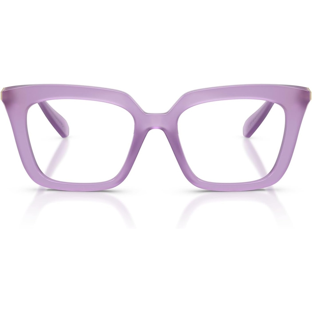 image:imageSwarovski Womens Sk2043 Square Prescription Eyewear FramesMilky LilacDemo Lens