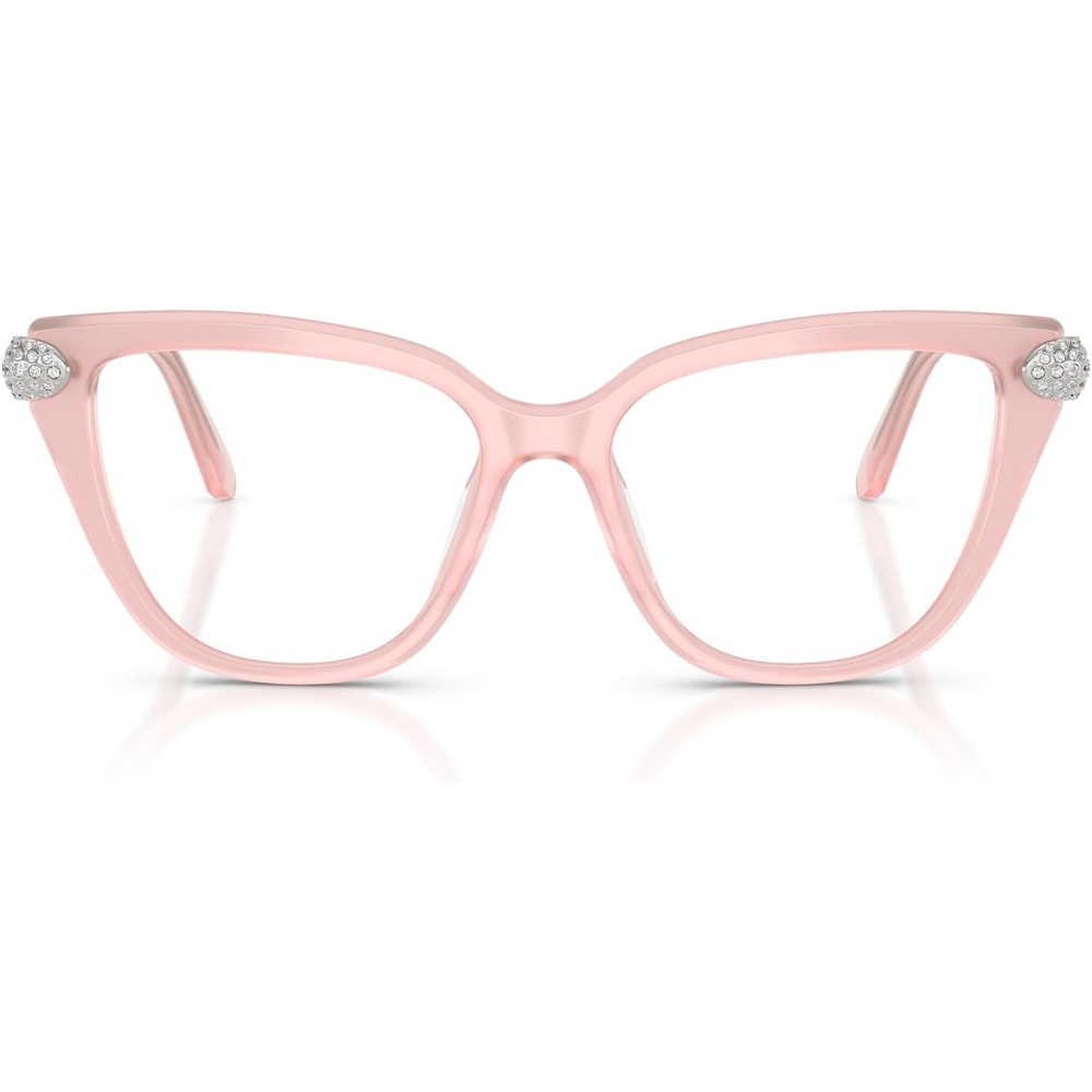 image:imageSwarovski Womens Sk2045 Cat Eye Prescription Eyewear FramesMilky PinkDemo Lens