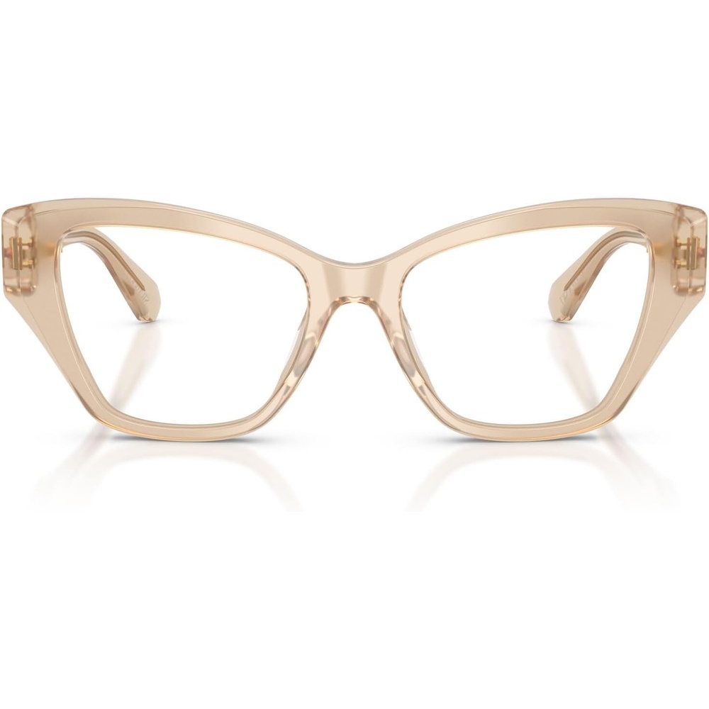 image:imageSwarovski Womens Sk2050u Universal Fit Cat Eye Prescription Eyewear FramesMilky BeigeDemo Lens