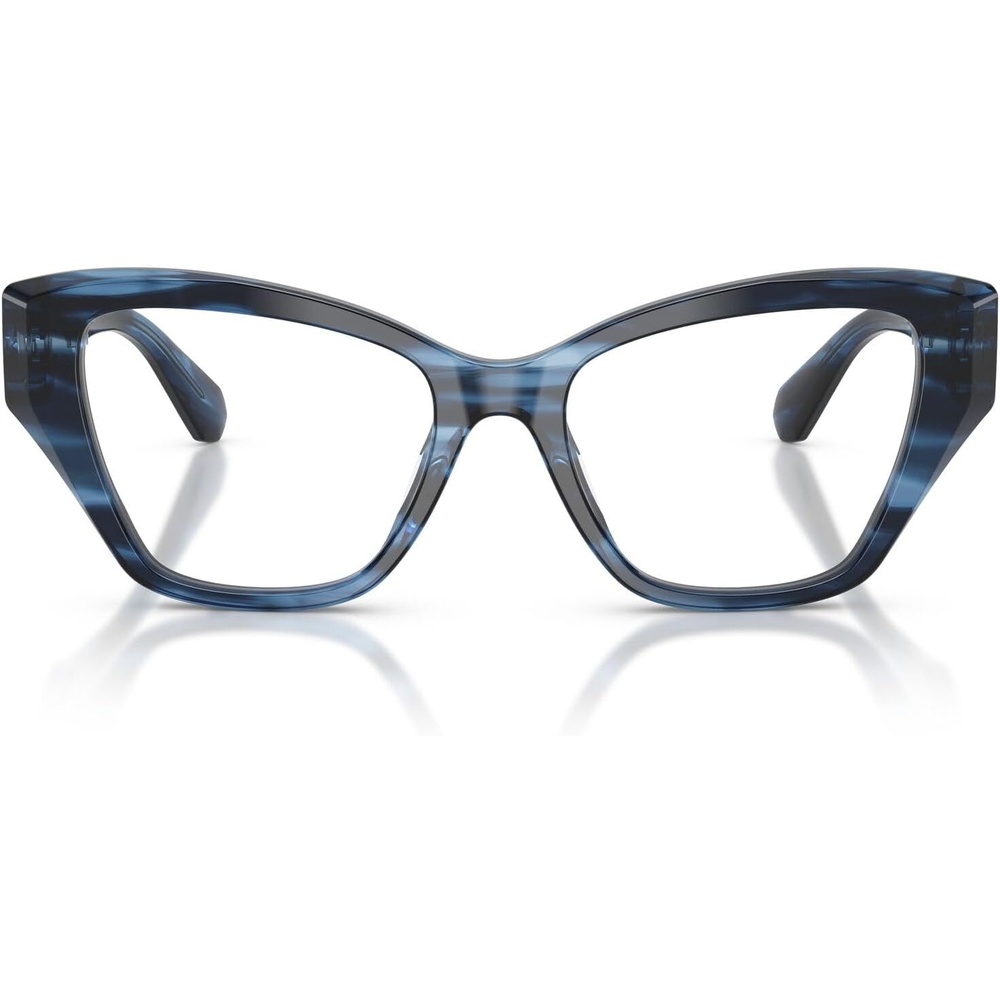 image:imageSwarovski Womens Sk2050u Universal Fit Cat Eye Prescription Eyewear FramesStriped BlueDemo Lens