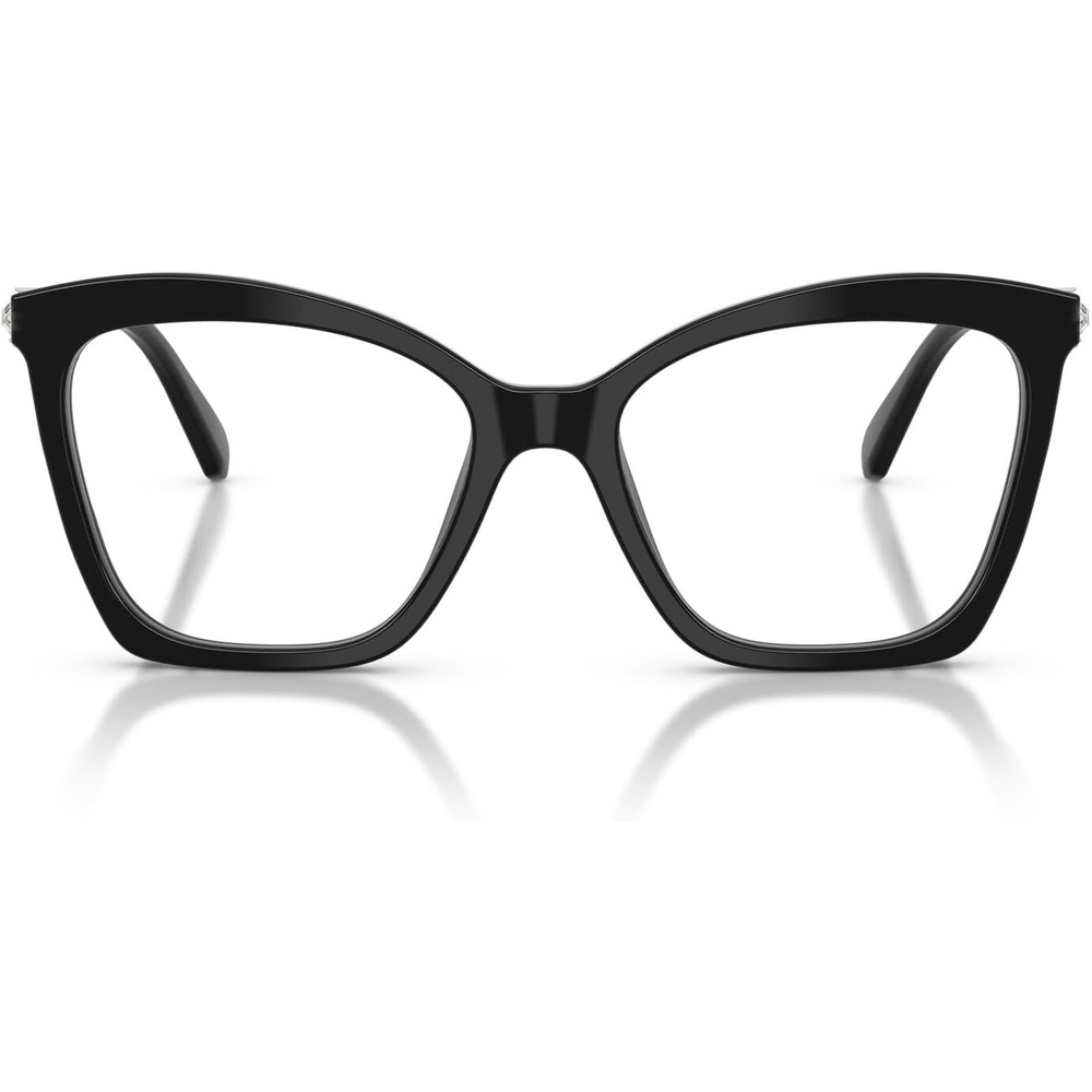 image:imageSwarovski Womens Sk2053f Low Bridge Fit Cat Eye Prescription Eyewear FramesBlackDemo Lens