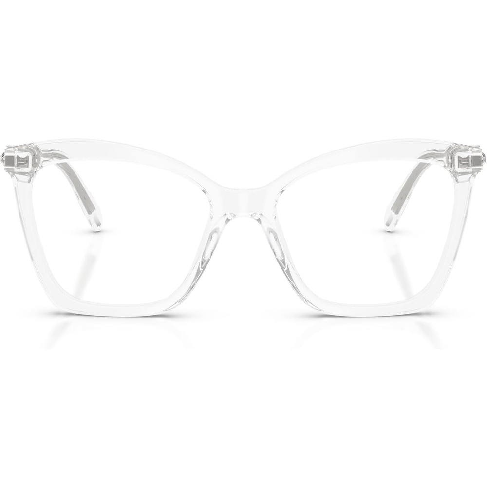 image:imageSwarovski Womens Sk2053f Low Bridge Fit Cat Eye Prescription Eyewear FramesTransparentDemo Lens