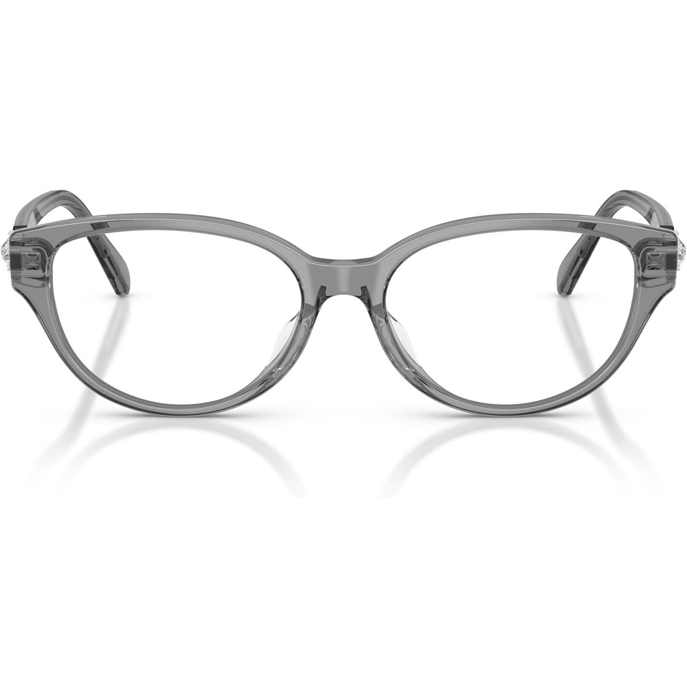 image:imageSwarovski Womens Sk2058d Round Prescription Eyewear FramesTransparent Dark GreyDemo Lens
