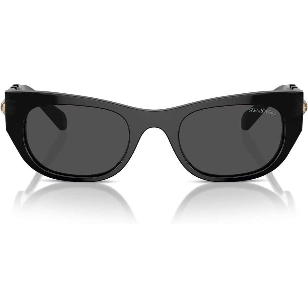 image:imageSwarovski Womens Sk6022 Cat Eye SunglassesBrownBrown Gradient