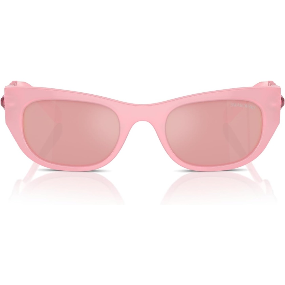 image:imageSwarovski Womens Sk6022 Cat Eye SunglassesHavanaDark Brown