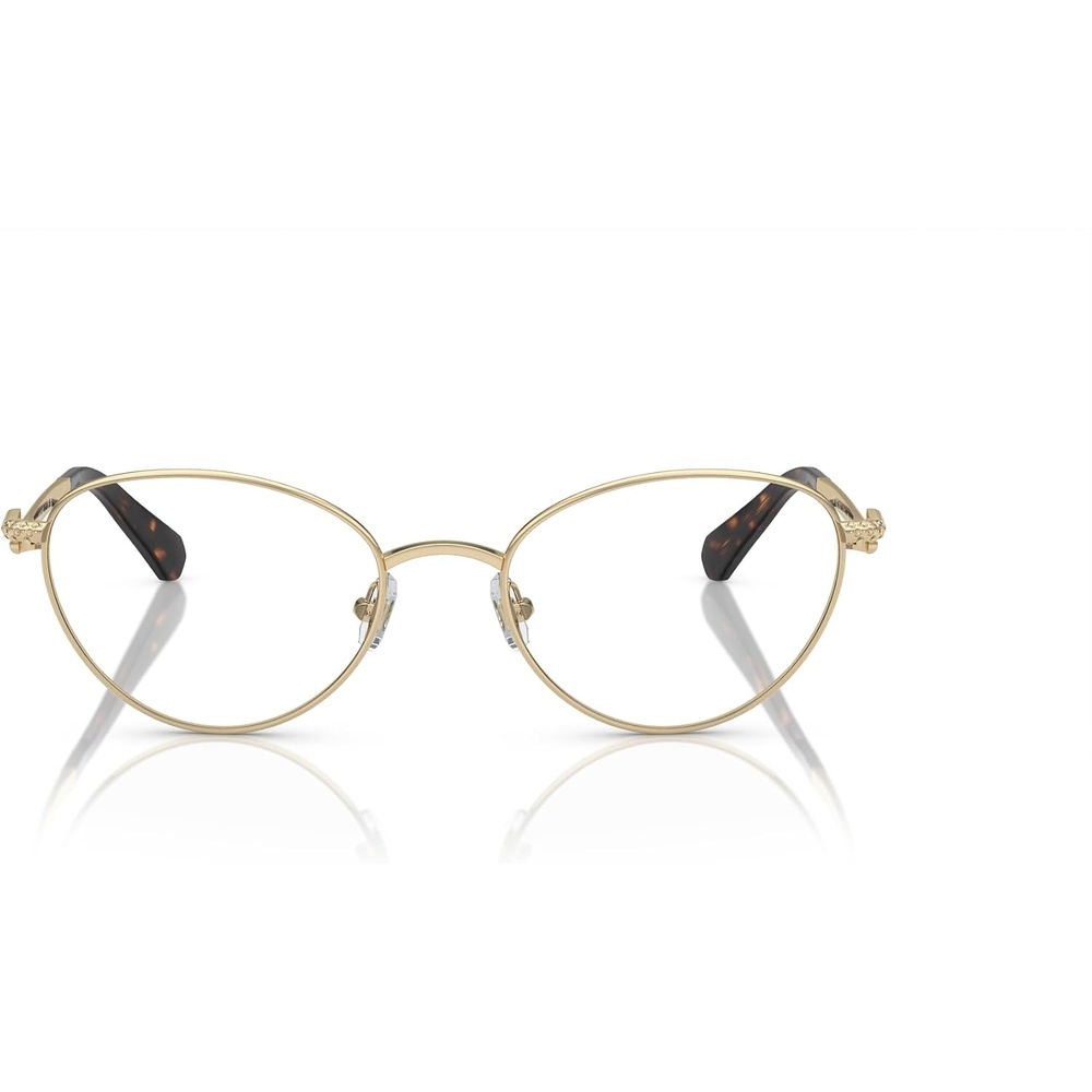 image:imageSwarovski womens Sk1002 Oval Prescription Eyewear FramesPale GoldDemo Lens