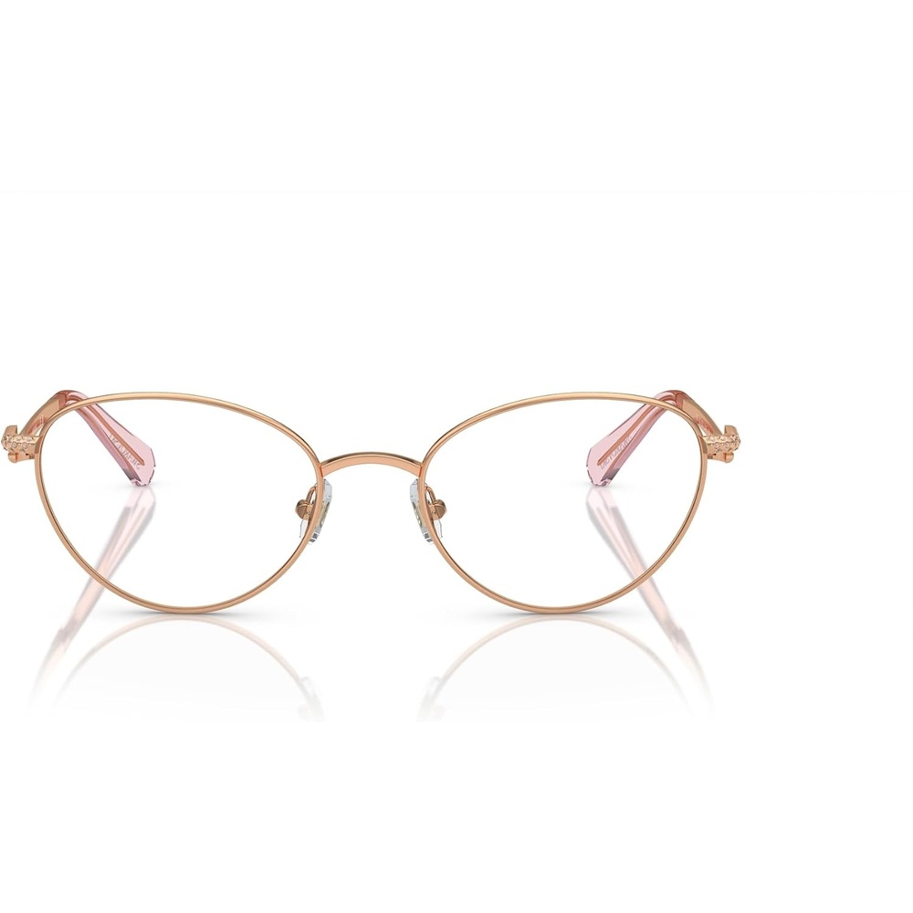 image:imageSwarovski womens Sk1002 Oval Prescription Eyewear FramesRose GoldDemo Lens