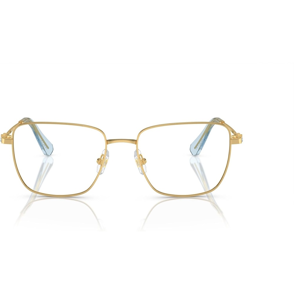 image:imageSwarovski womens Sk1003 Square Prescription Eyewear FramesGoldBlueDemo Lens