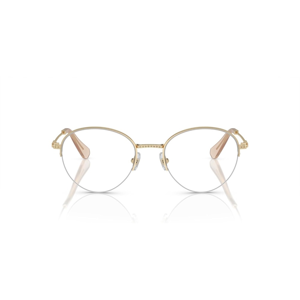 image:imageSwarovski womens Sk1004 Round Prescription Eyewear FramesPale GoldDemo Lens