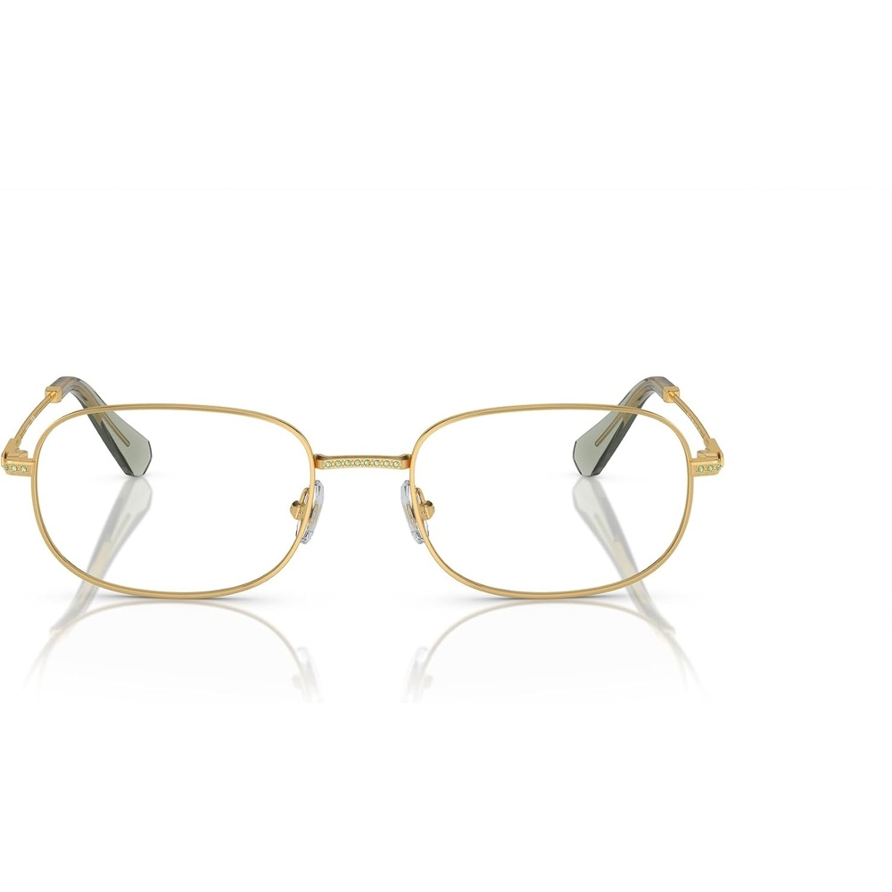 image:imageSwarovski womens Sk1005 Rectangular Prescription Eyewear FramesGoldDemo Lens