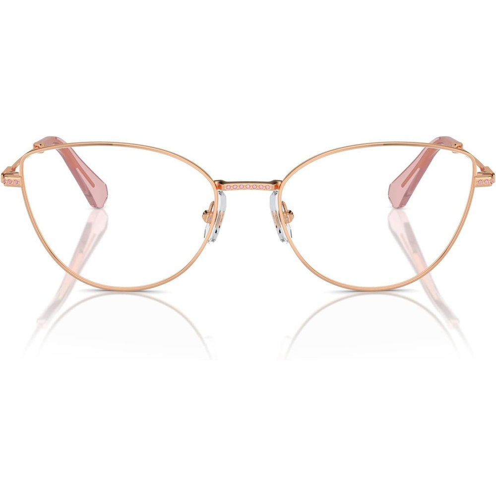 image:imageSwarovski womens Sk1012 Cat Eye Prescription Eyewear FramesRose GoldDemo Lens