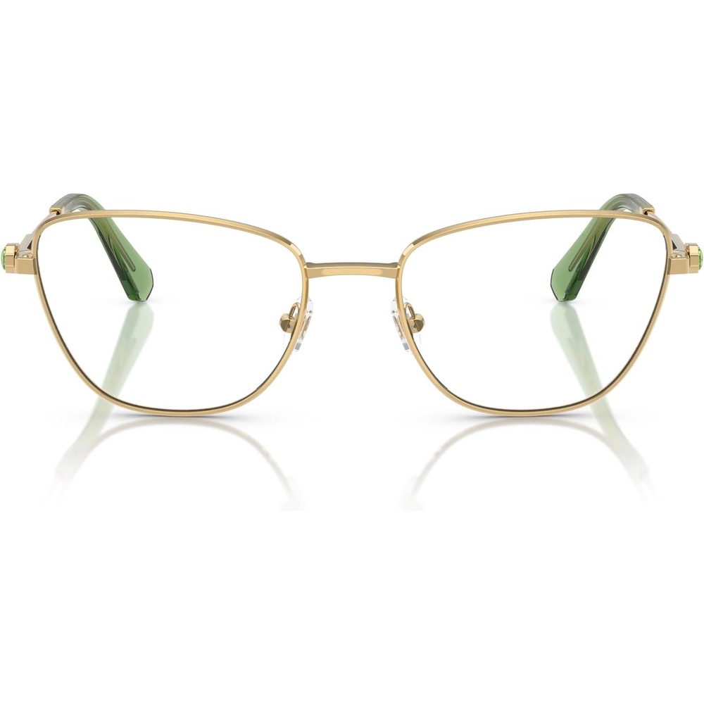 image:imageSwarovski womens Sk1018 Cat Eye Prescription Eyewear FramesGoldDemo Lens