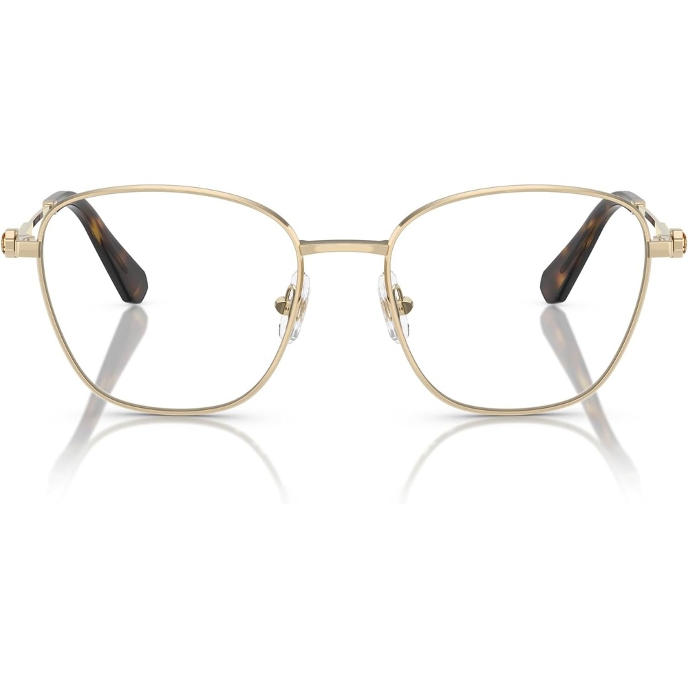 image:imageSwarovski womens Sk1019 Square Prescription Eyewear FramesPale GoldDemo Lens