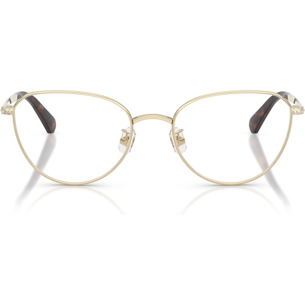 image:imageSwarovski womens Sk1029d Round Prescription Eyewear FramesPale GoldDemo Lens