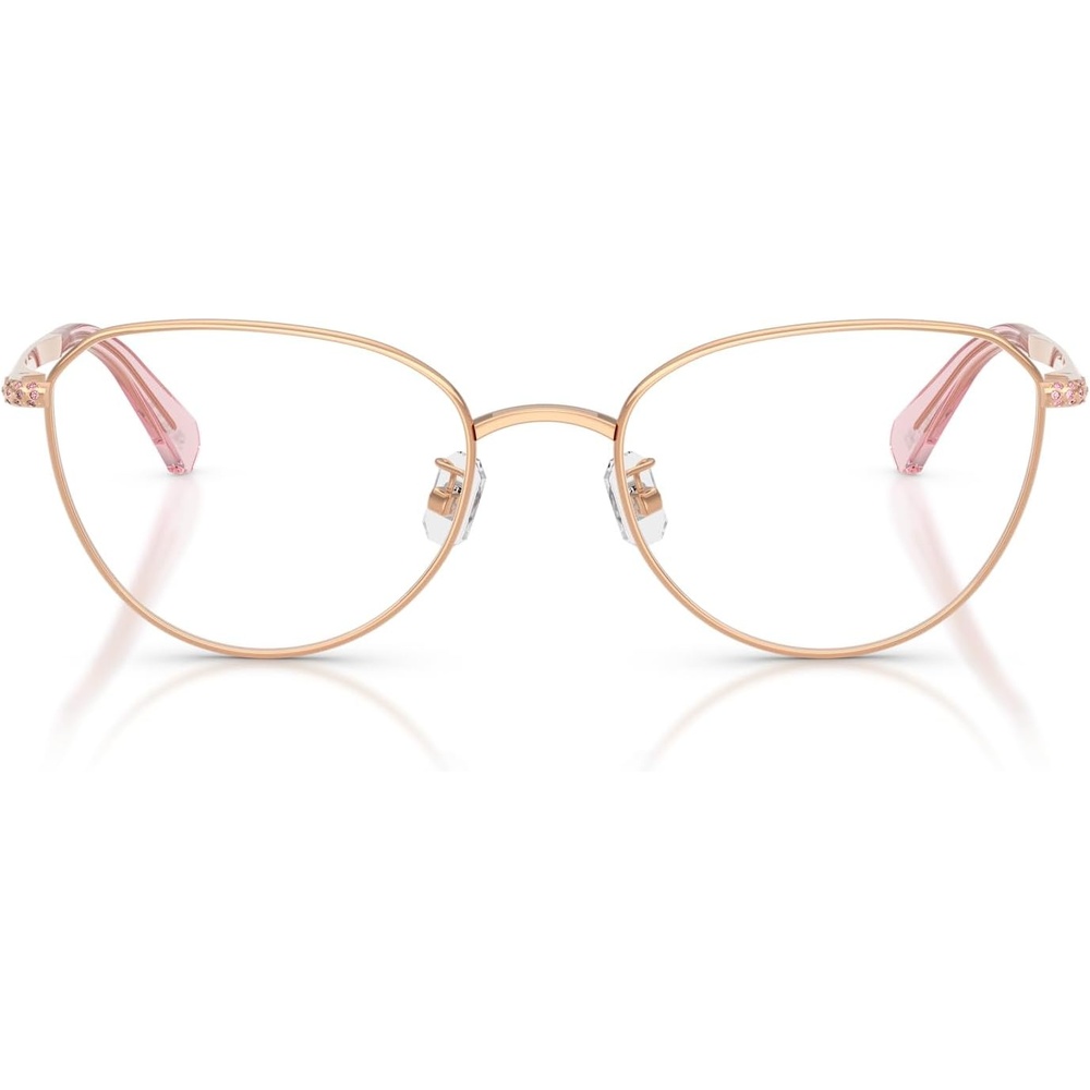 image:imageSwarovski womens Sk1029d Round Prescription Eyewear FramesRose GoldDemo Lens