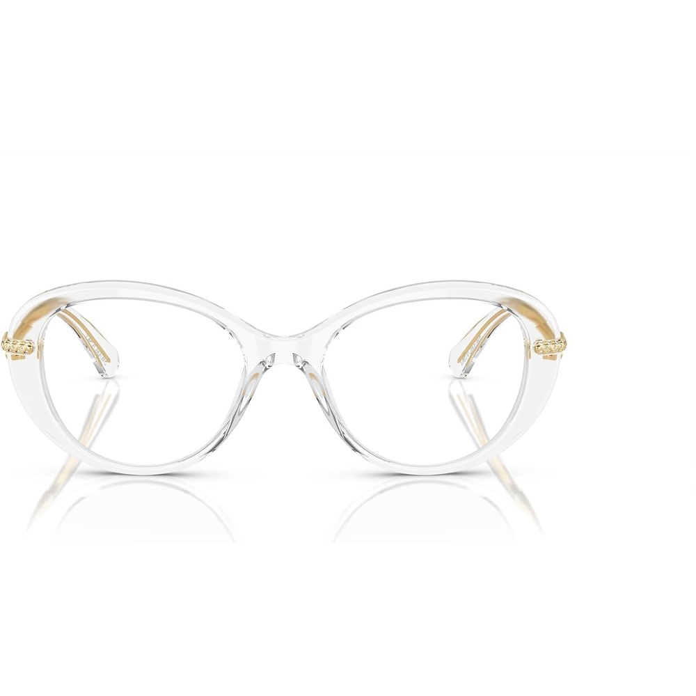 image:imageSwarovski womens Sk2001 Oval Prescription Eyewear FramesCrystalDemo Lens
