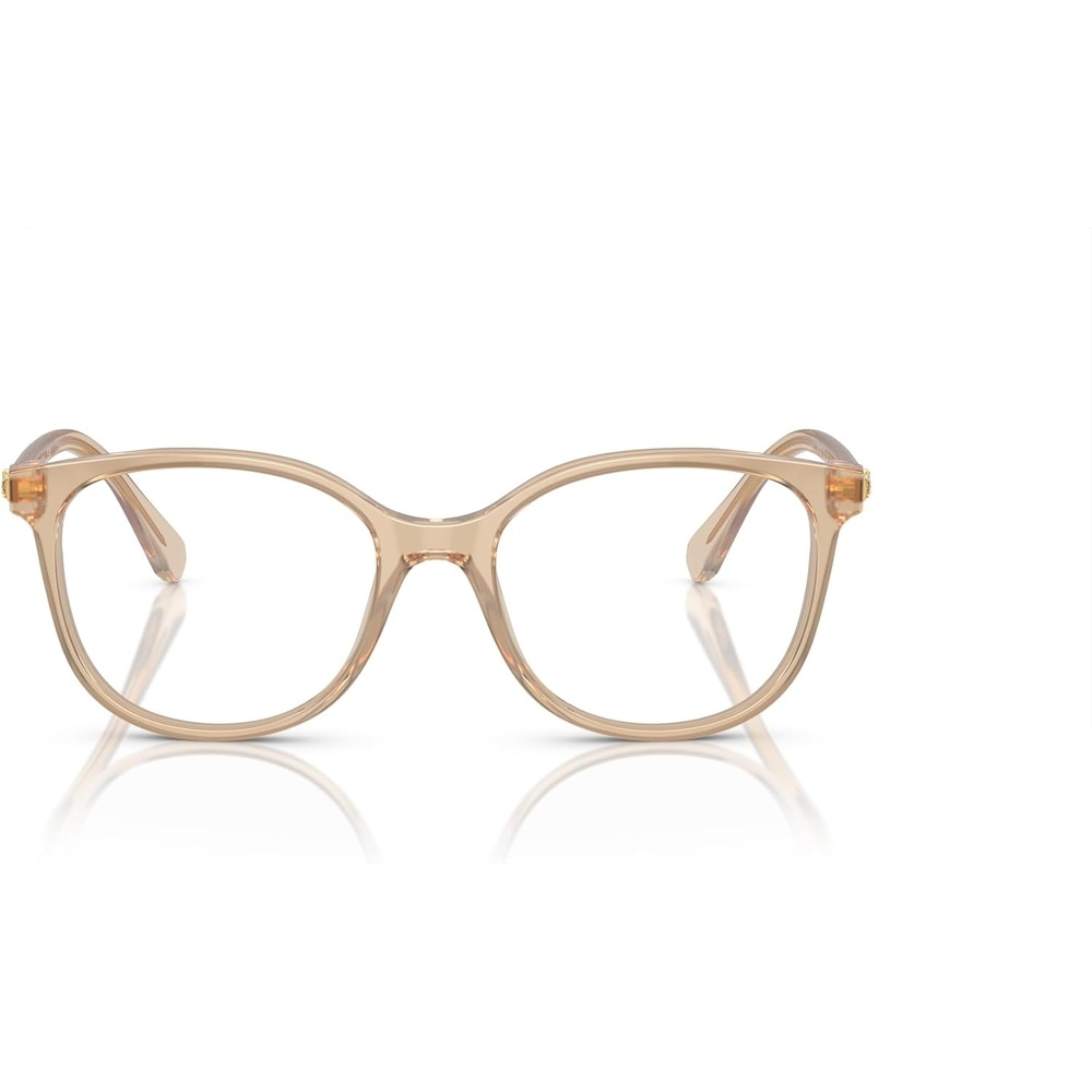 image:imageSwarovski womens Sk2002 Square Prescription Eyewear FramesOpaline Light BrownDemo Lens