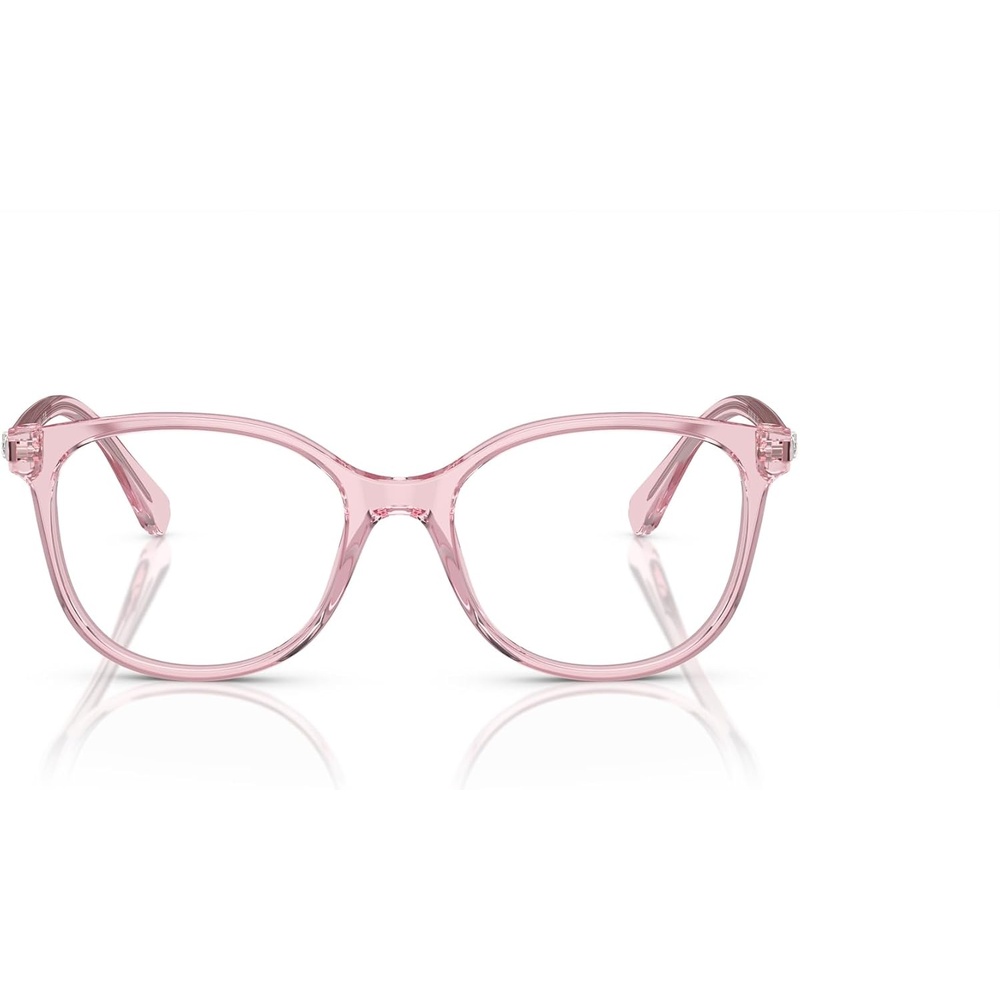 image:imageSwarovski womens Sk2002 Square Prescription Eyewear FramesPink TransparentDemo Lens
