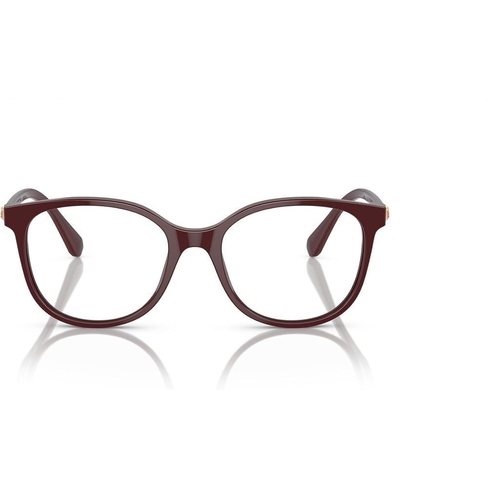 image:imageSwarovski womens Sk2002 Square Prescription Eyewear FramesSolid BurgundyDemo Lens