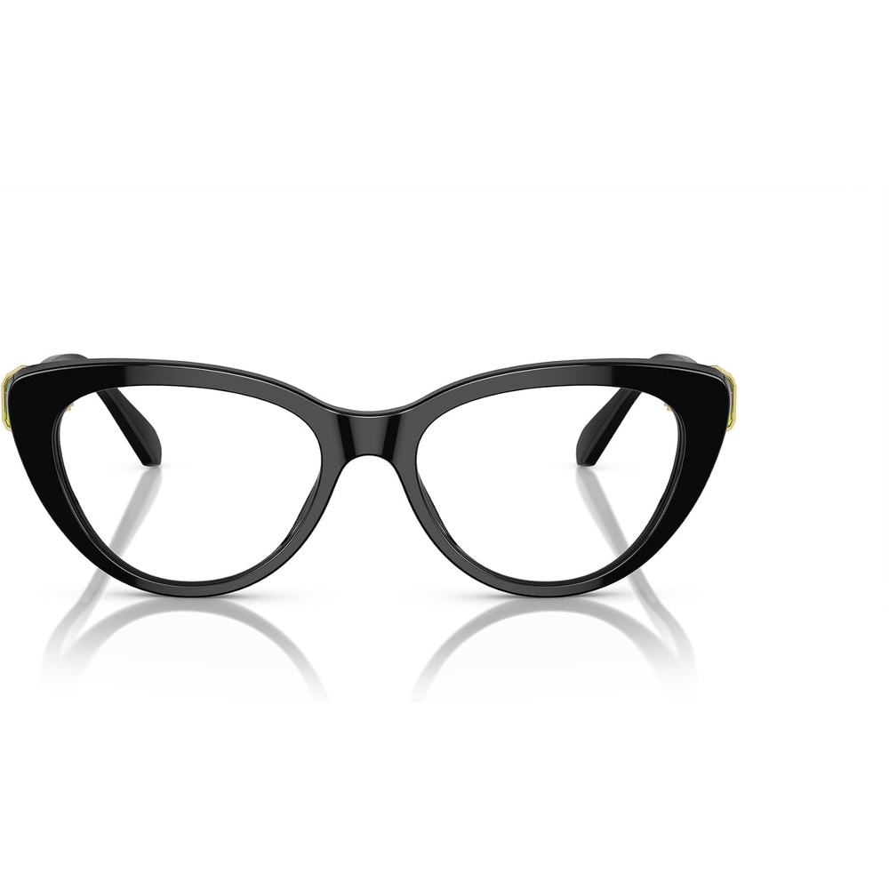 image:imageSwarovski womens Sk2005 Cat Eye Prescription Eyewear FramesBlackGreenDemo Lens