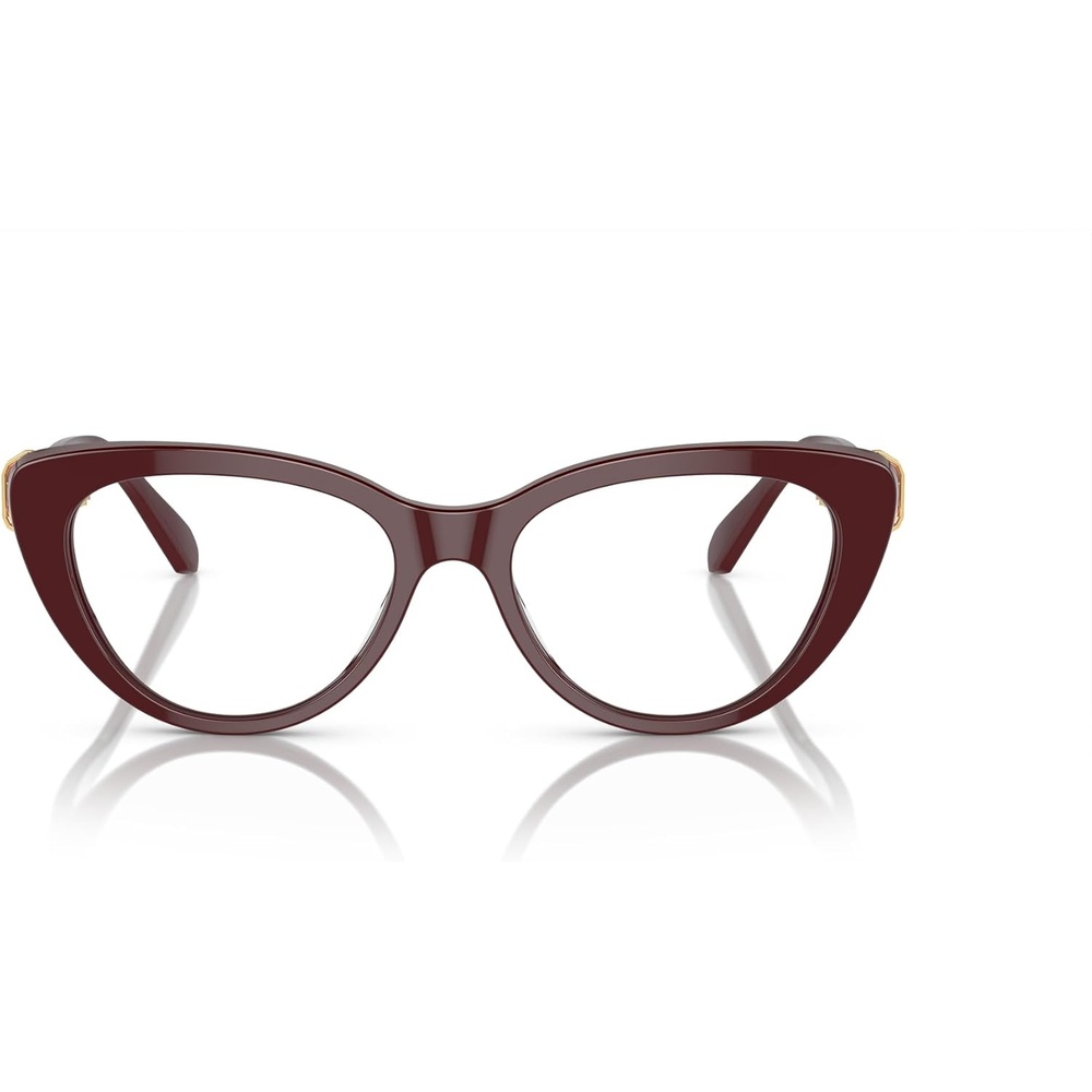image:imageSwarovski womens Sk2005 Cat Eye Prescription Eyewear FramesBurgundyDemo Lens