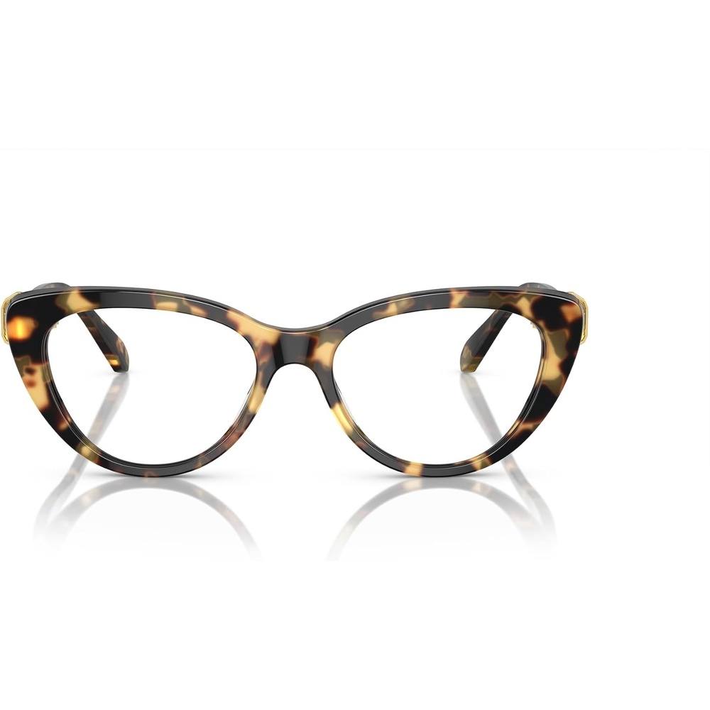 image:imageSwarovski womens Sk2005 Cat Eye Prescription Eyewear FramesLight HavanaDemo Lens