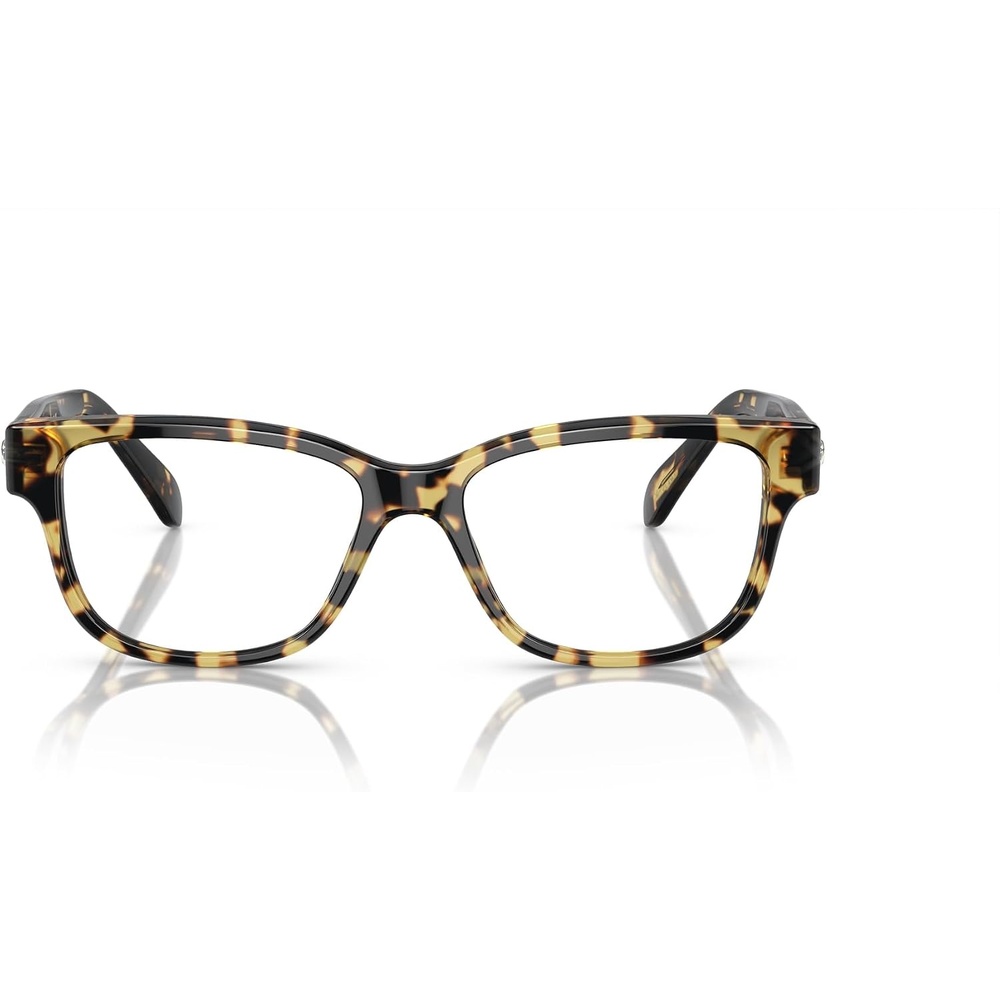 image:imageSwarovski womens Sk2007 Square Prescription Eyewear FramesHavana ClearDemo Lens