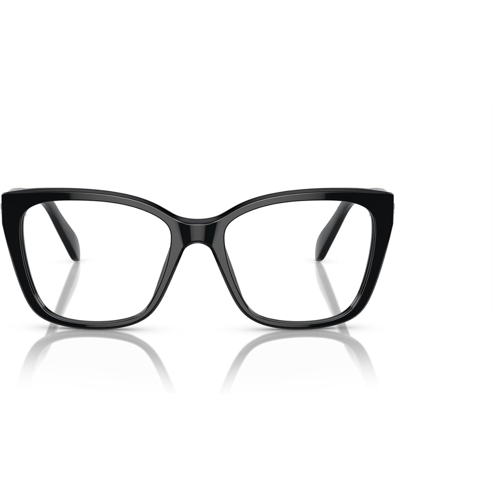 image:imageSwarovski womens Sk2008 Square Prescription Eyewear FramesBlackDemo Lens