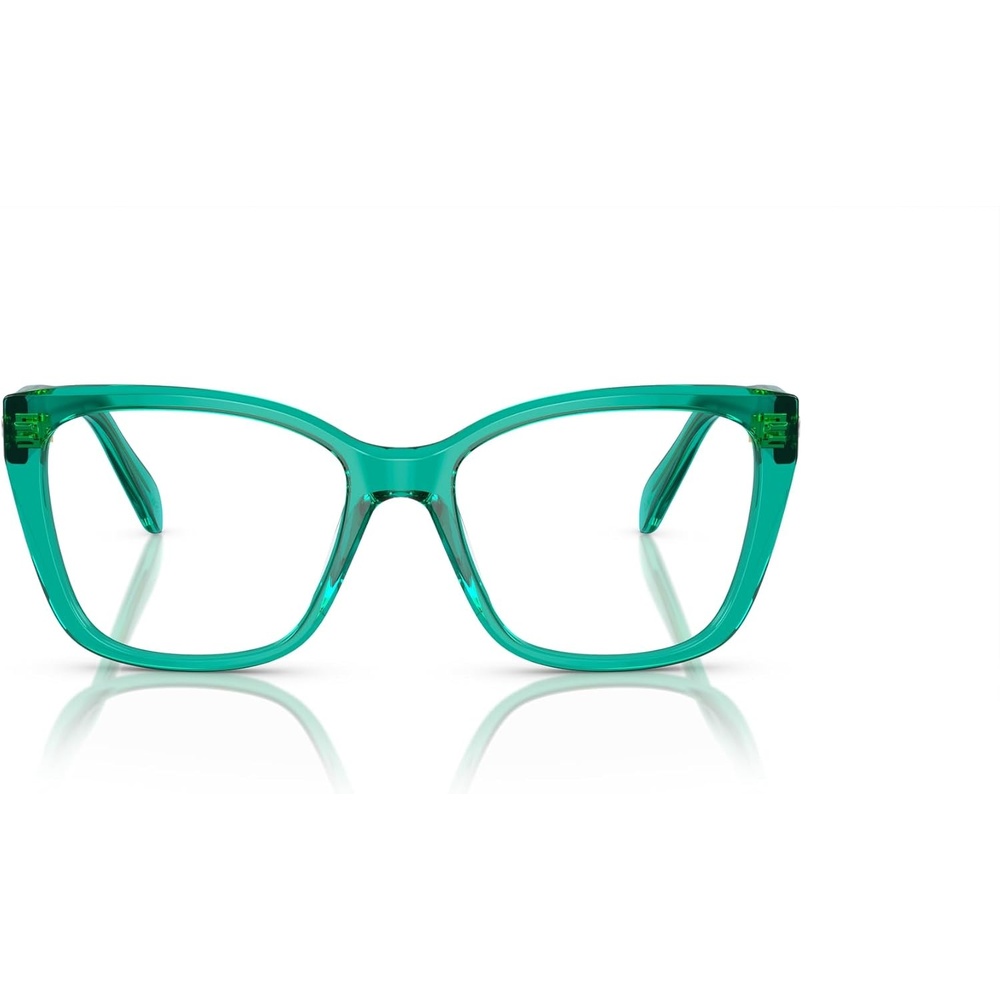 image:imageSwarovski womens Sk2008 Square Prescription Eyewear FramesCrystal GreenDemo Lens