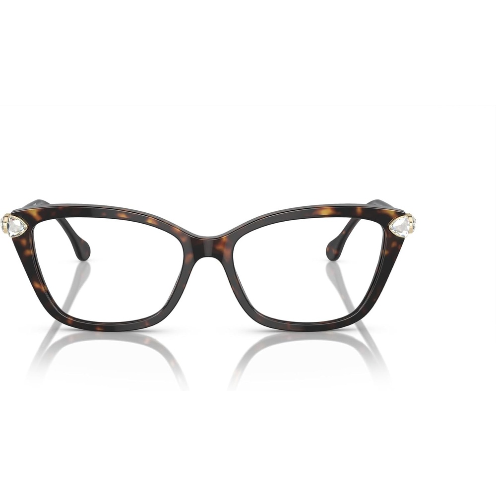 image:imageSwarovski womens Sk2011 Cat Eye Prescription Eyewear FramesHavanaDemo Lens