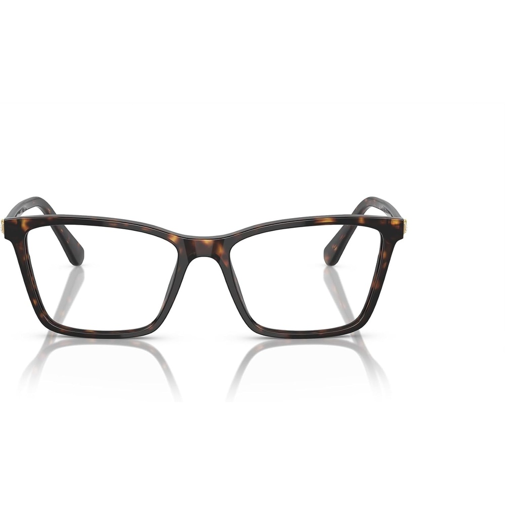 image:imageSwarovski womens Sk2015 Rectangular Prescription Eyewear FramesDark HavanaDemo Lens