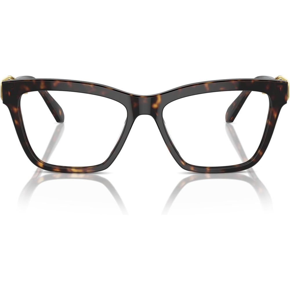 image:imageSwarovski womens Sk2021 Square Prescription Eyewear FramesDark HavanaDemo Lens