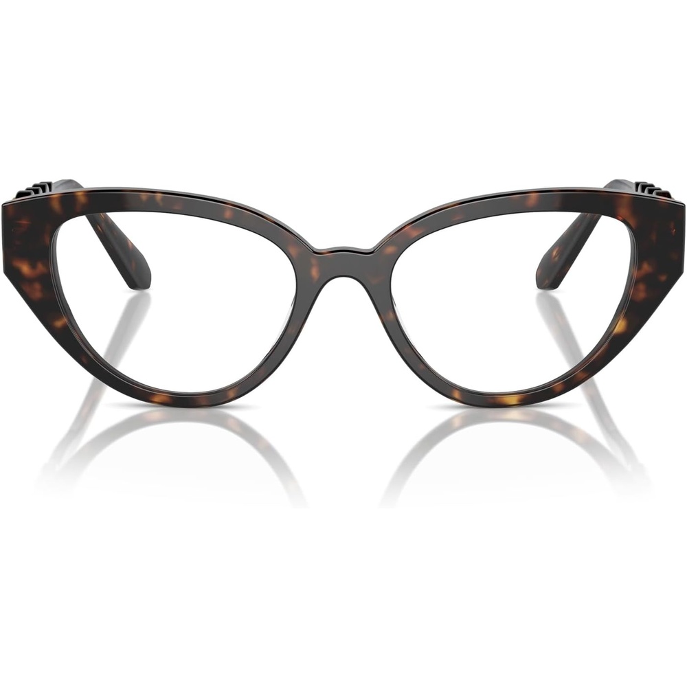 image:imageSwarovski womens Sk2024 Cat Eye Prescription Eyewear FramesDark HavanaDemo Lens