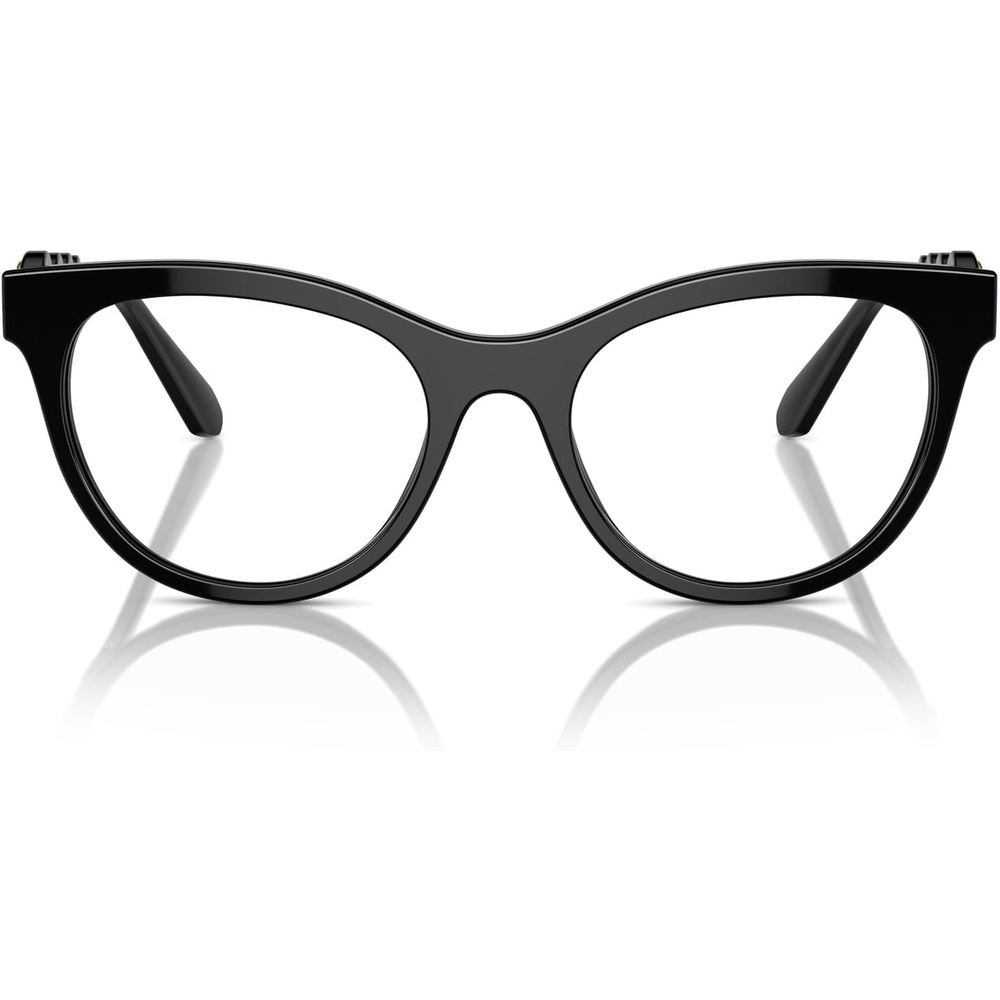 image:imageSwarovski womens Sk2025 Round Prescription Eyewear FramesBlackDemo Lens