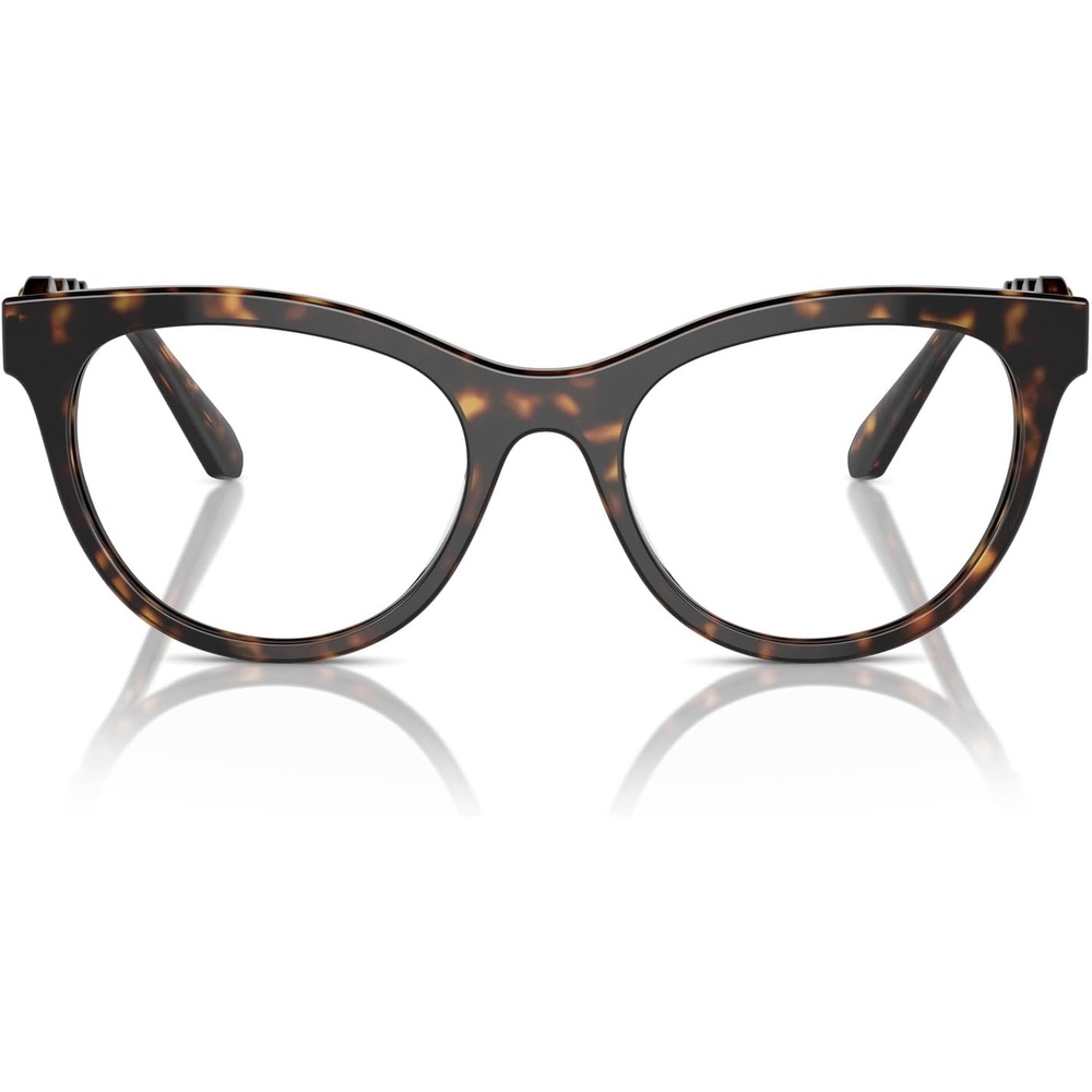 image:imageSwarovski womens Sk2025 Round Prescription Eyewear FramesDark HavanaDemo Lens